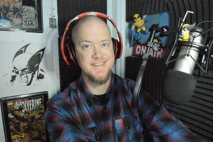 Mat Mangum in the studio